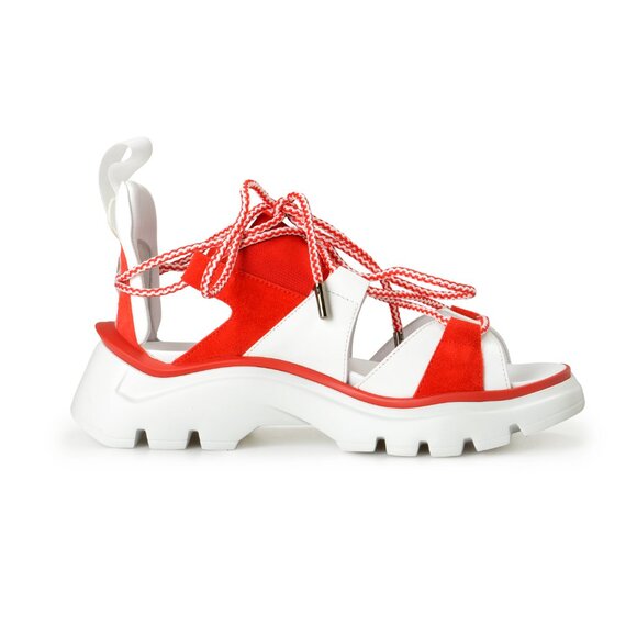 Scuderia Ferrari Women's "FLUID Scuby" Leather Sandals Shoes US 9 IT 39 - Picture 4 of 8